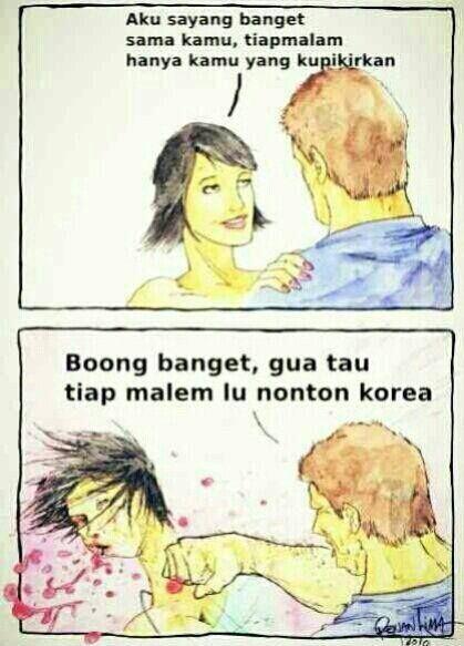 Ini akibatnya kalo tiap malam nonton korea