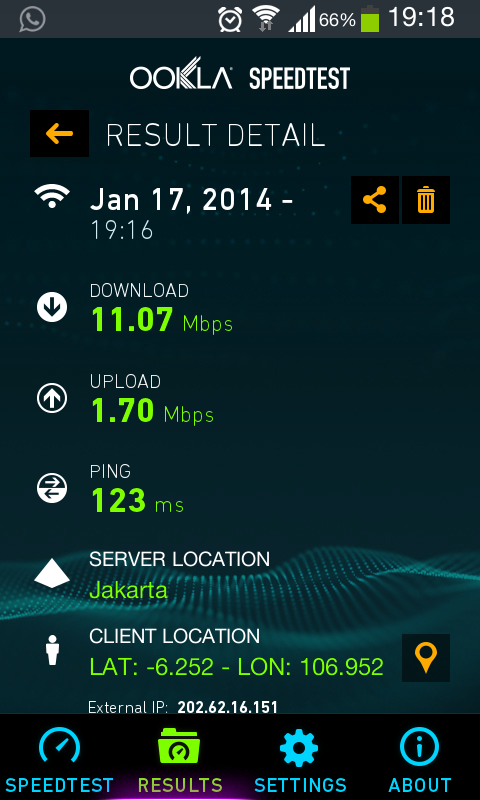 Mau Lihat Hasil Uji Speedtest Bolt 4G?