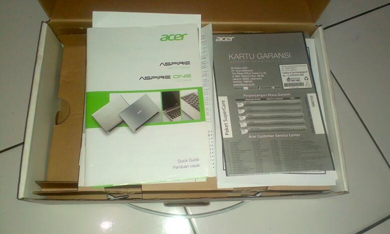 Acer AO756-B847Css fullset, like new neh...