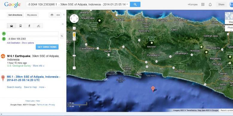 Waspada GEMPA untuk daerah Jawa (Laut Selatan Mengirim Sinyal Ancaman Gempa)