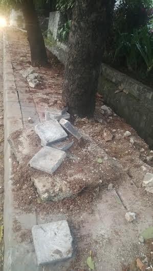 Sayang Sekali, Trotoar yang Sudah 'Cantik' Dirusak Galian Kabel