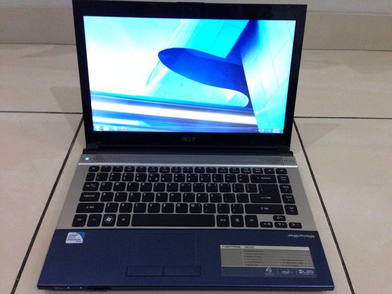 WTS Notebook/Laptop ACER 4830z Biru Second/Bekas/2nd. USB 3. Battere Mantap. Bandung