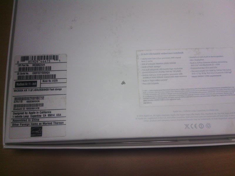 Macbook Air 11"