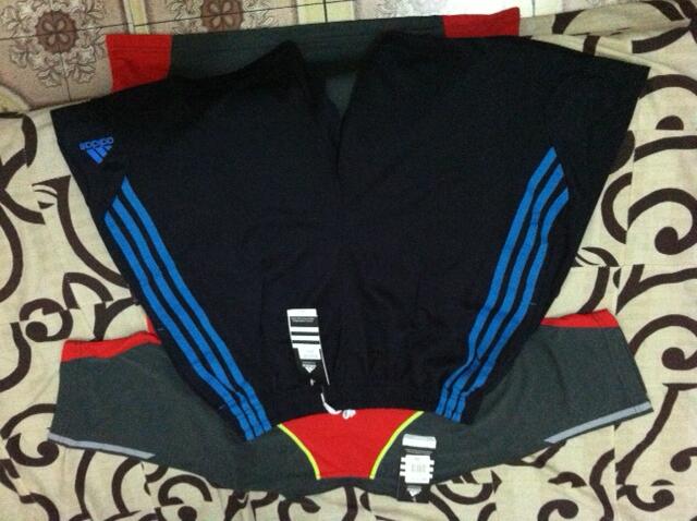 baju dan celana lari running addidas