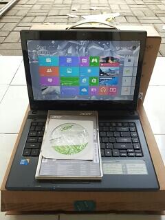 Acer Aspire 4739 Core i3 Fullset Segel Mulus 99%