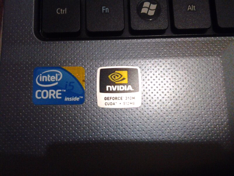 Acer aspire 4740G corei5 turbo 2,27GHz, nvidia GeForce