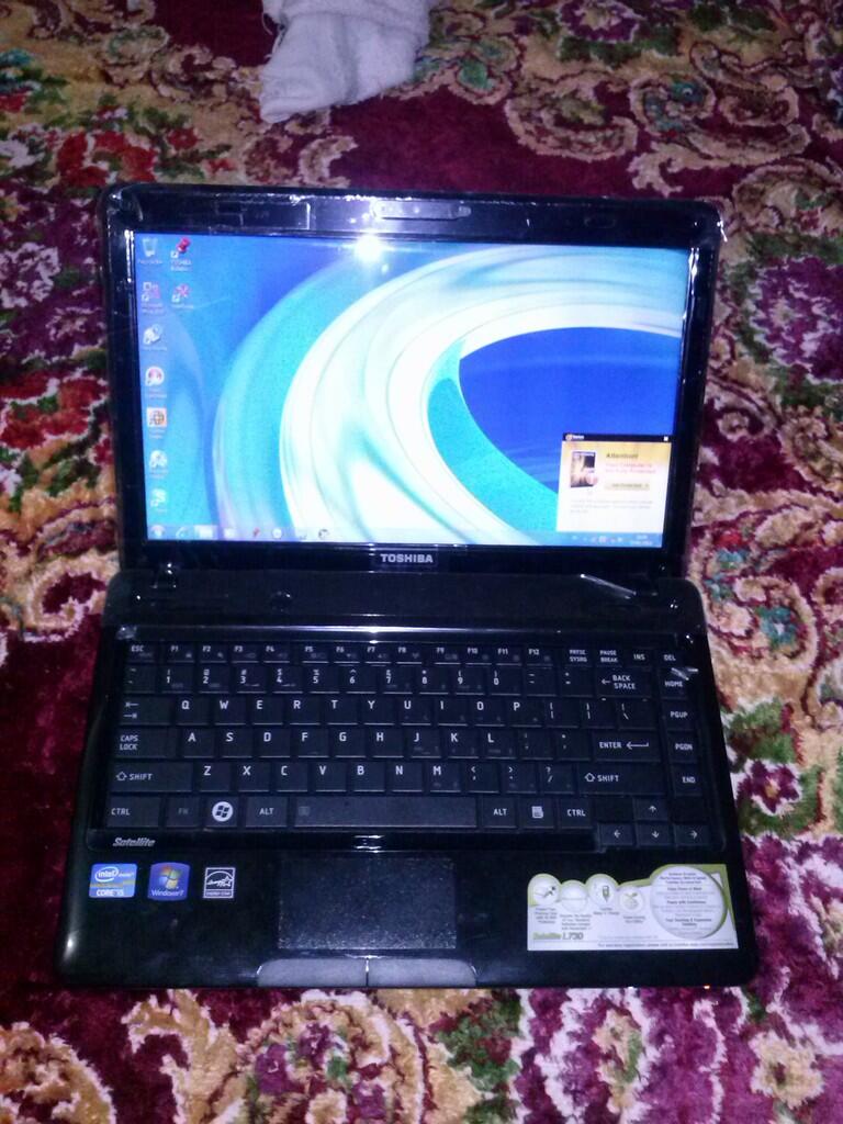 Toshiba Satellite L730 Core I5 Windows 7 ORI mulus