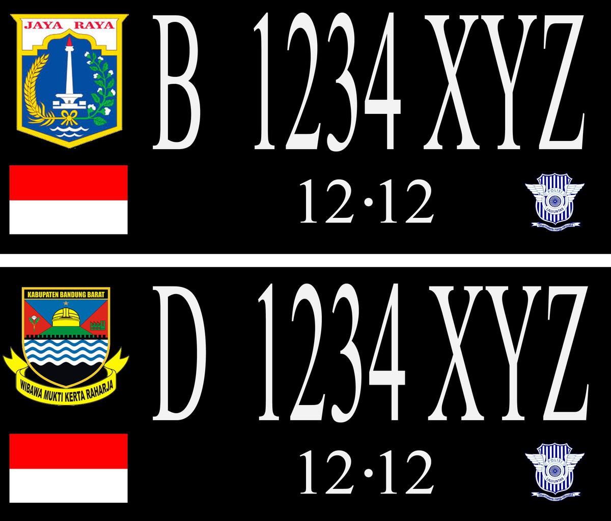 Bosen Ga Sama Plat Kendaraan di Indonesia ?