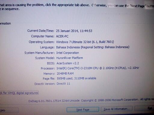Acer Aspire 4750 Core I3 Sandy Bridge