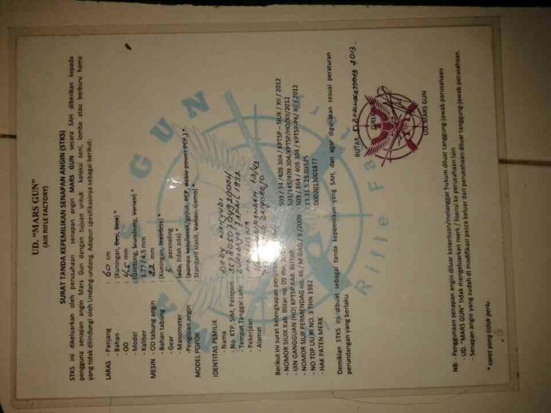 senapan angin gejlug marsgun plus tele dll bonus boots