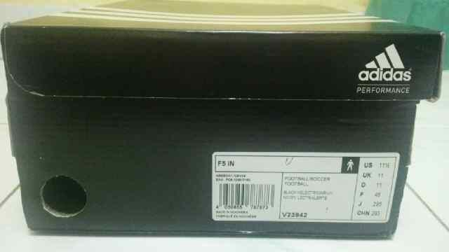 Sepatu Futsal Adidas F50 Ori Hitam-Orange Size 46 Second Seken 2nd