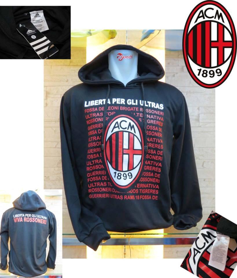 HOODIE AC MILAN ROSSONERI NEW COLLECTION