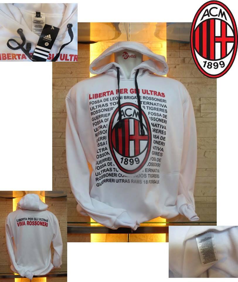HOODIE AC MILAN ROSSONERI NEW COLLECTION