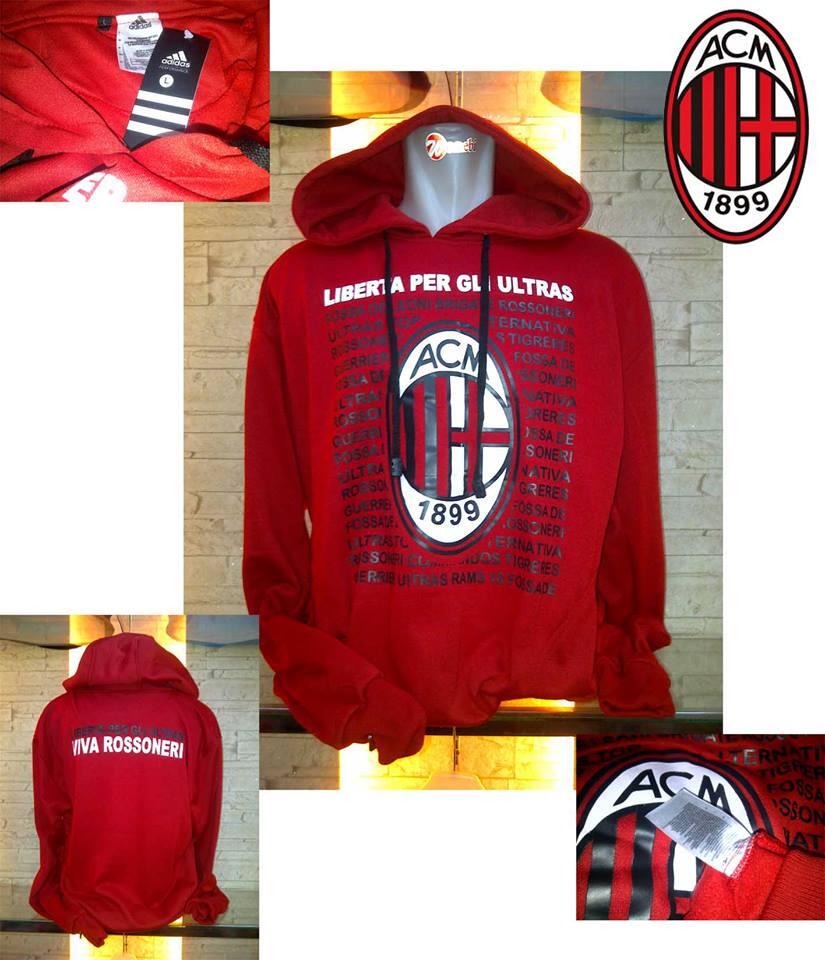 HOODIE AC MILAN ROSSONERI NEW COLLECTION
