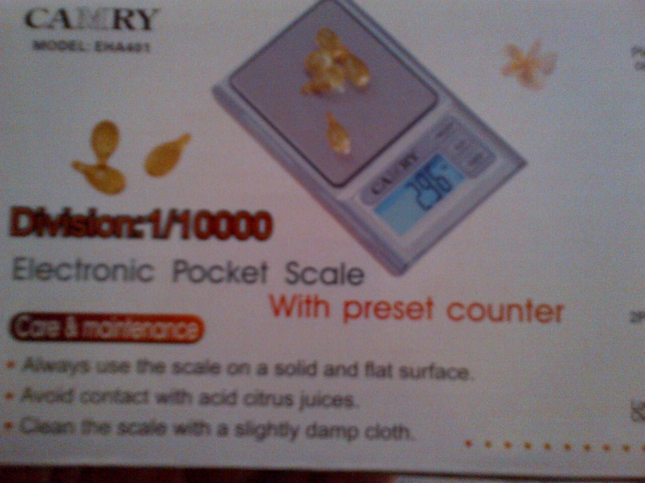 Terjual Timbangan Digital 10 Kg Digital Scale, New 