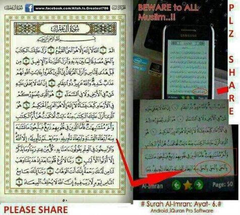 Benarkah ada aplikasi Alquran palsu di Android dan iOS?