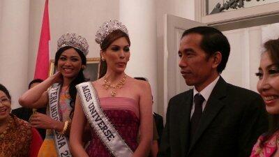 Giliran Miss Universe yang Sambangi Jokowi