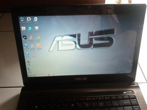 Asus K43U E450 14 AMD Dual Core Ram 4 Giga Hd 320 + Batre bagus = 2.200.000