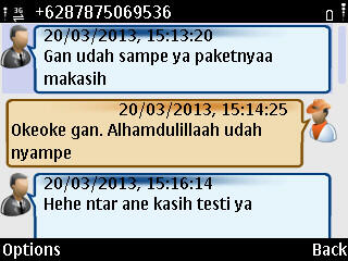 Testimonial dari Buyers Baik Hati ^^