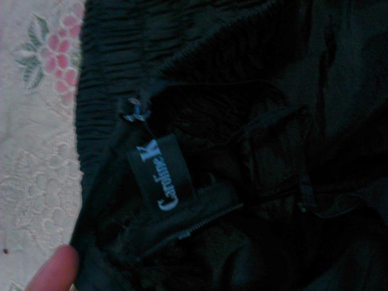 Dress & Sepatu warna hitam... baru sekali pakai