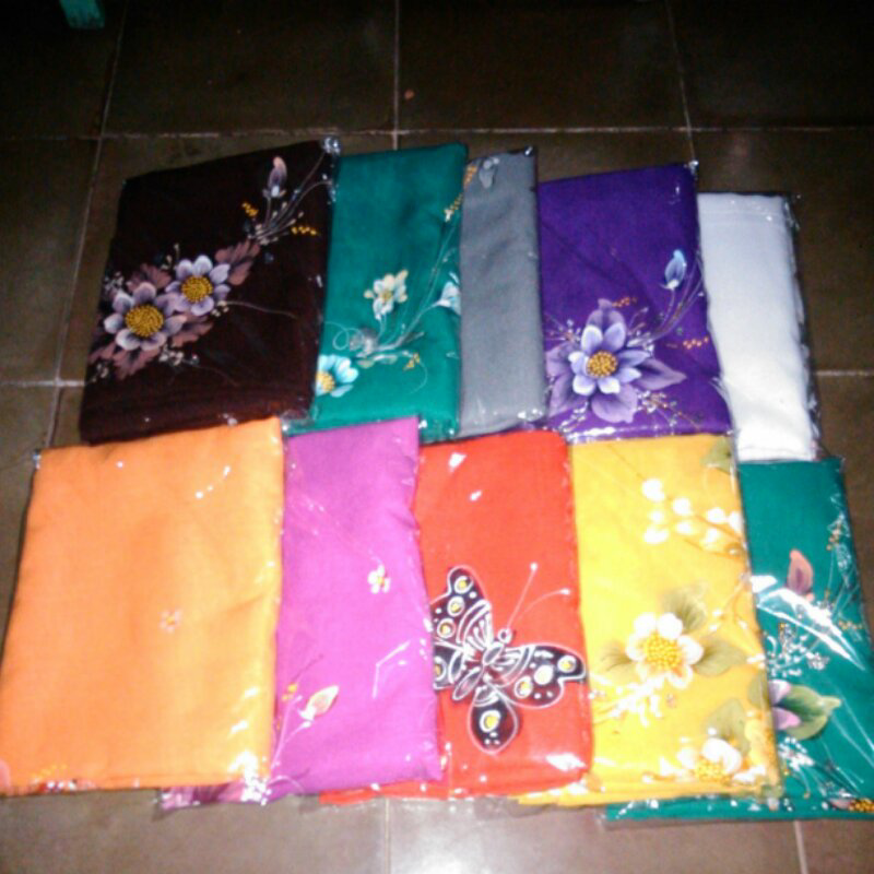 jual jilbab lukis
