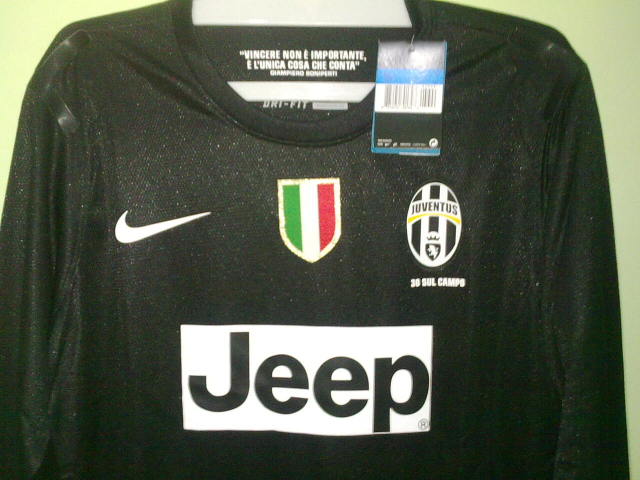 Jersey Grade Ori Longsleeve Player Issue Juventus Away 2012/2013