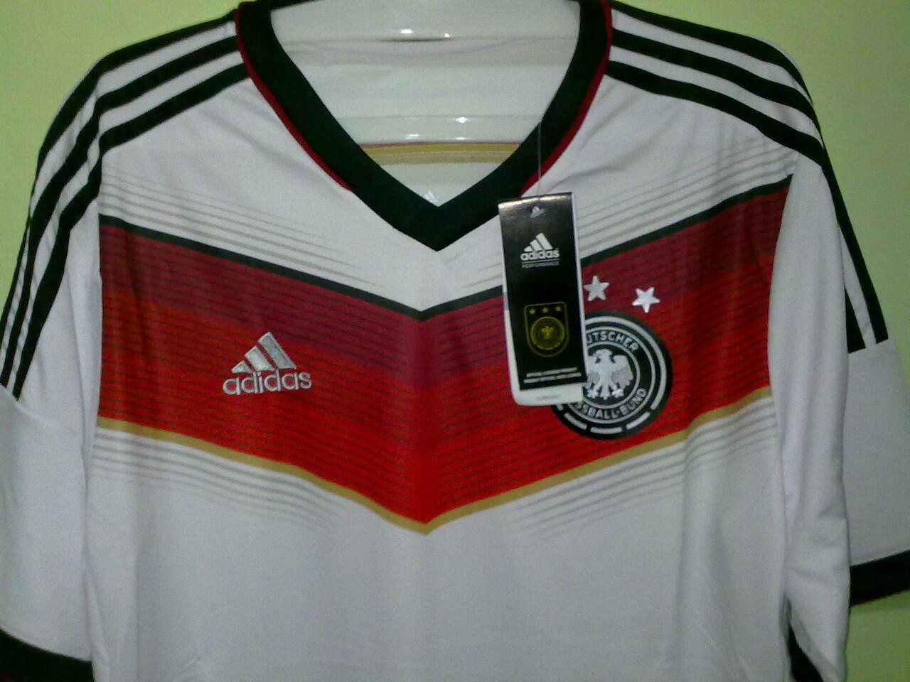 Jersey Grade Ori Germany / Jerman Home World Cup 2014