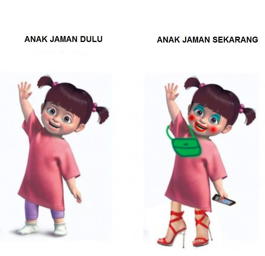 Perbedaan anak jaman dlu sama anak sekarang