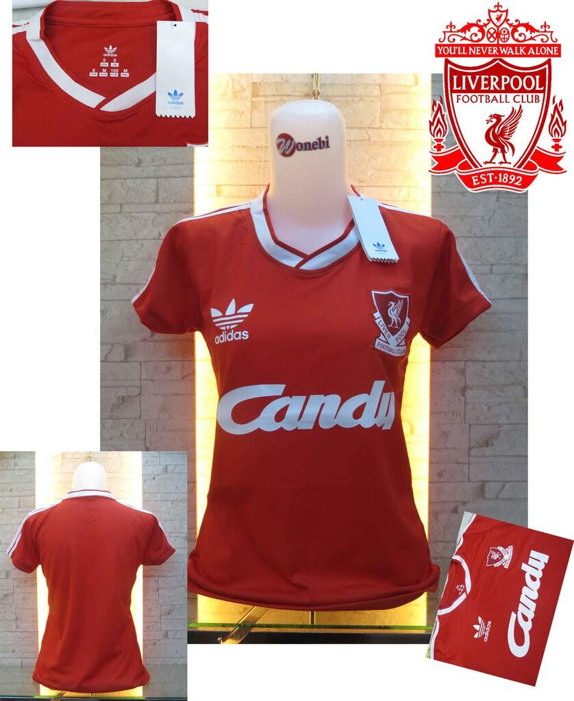 JERSEY LIVERPOOL LADIES CANDY 1980-1981 RETRO