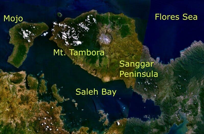 Mengenal Gunung Tambora, Pulau Sumbawa :)