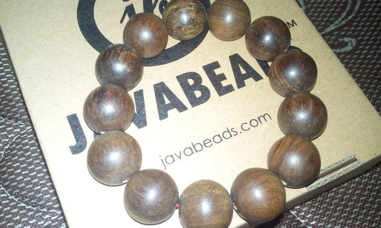 &#91;Lelang&#93; Gelang Gaharu Buaya &amp; Agathis edisi IMLEK | Gaharu JAVABEADS™