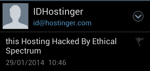 Idhostinger Hacked by Ethical ?