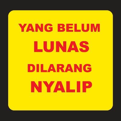 STICKER YANG BIKIN ANE NAIK DARAH DIJALANAN