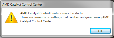 Cannot be started. Cannot be started