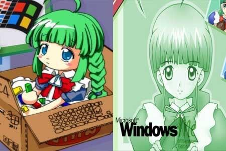 OS-Tan, Personifikasi dari Operating System dengan Style Moe dan Kawai