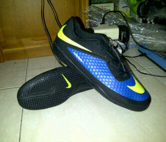 SEPATU futsal Hypervenom ic Blue