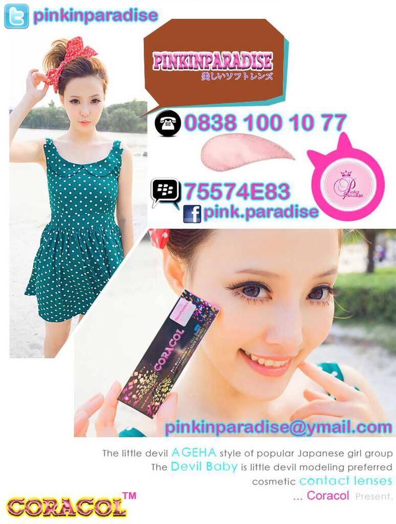 ♥ Pinkinparadise™ VALENTINE PROMO ♥ Soft Lens Contact Lens ♥GRATIS ONGKIR & LENSCASE♥