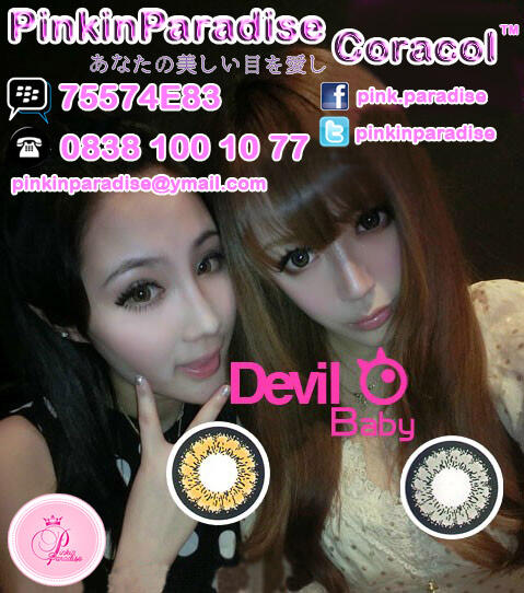 ♥ Pinkinparadise™ VALENTINE PROMO ♥ Soft Lens Contact Lens ♥GRATIS ONGKIR & LENSCASE♥