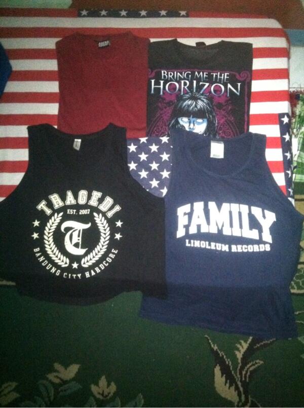 Baju,Linoleum,Hurley,BMTH,Sucidaltendcies,Sepatu vans dll Mari masuk Gan!