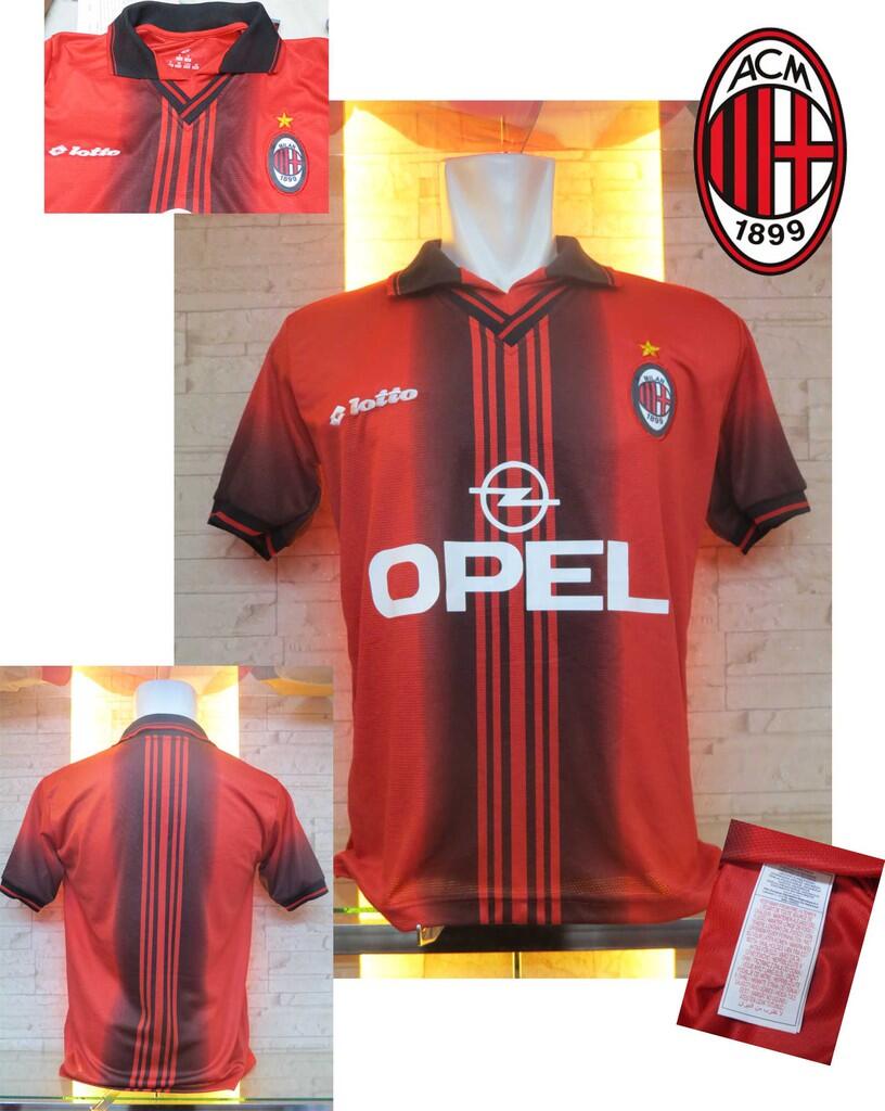 JERSEY AC MILAN HOME 1997 RETRO