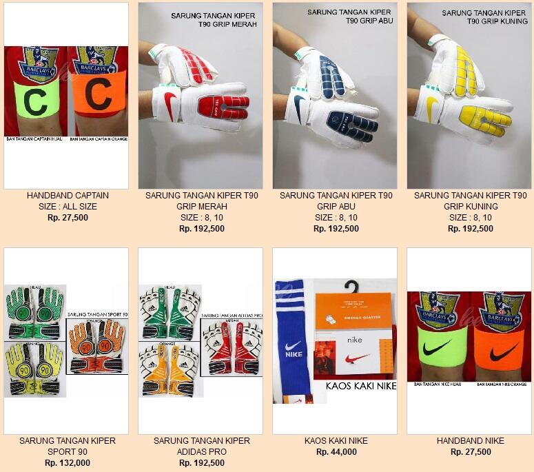 PERLENGKAPAN BOLA BOTOL MINUM DEKER HAND BAND KAOS KAKI SARUNG TANGAN