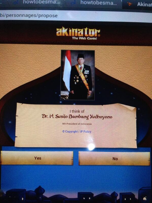 Akinator. Dukun online buat seru seruan