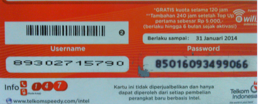 [SHARE] VOUCHER GRATIS @WIFI.ID / SPEEDY INSTAN (DAPET DARI I*TEL)