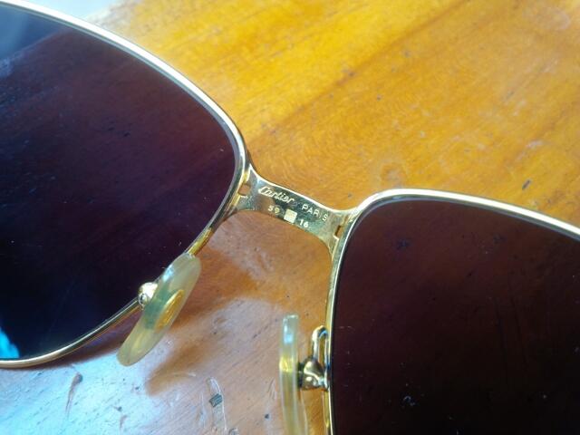 KACAMATA VINTAGE CARTIER PANTHERE MEDIUM 59/16 FULL ORIGINAL SUNGLASSES