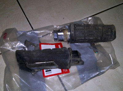 Terjual Jual Part Bekas Motor Tiger (ban,knalpot,handle 