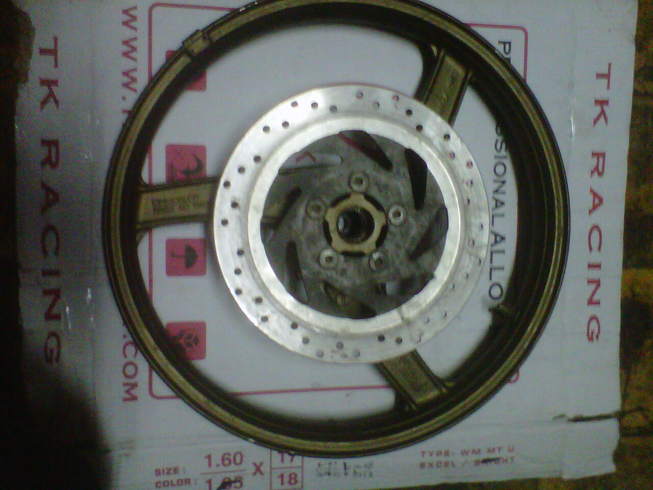 Velg Ninja R dan RR Asli Copotan Motor