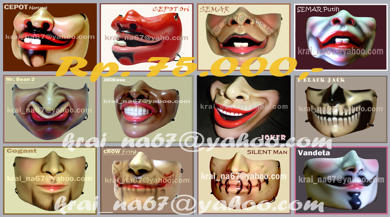 MASKER3D Original Lengkap. Awas Beredar Barang Tiruan Harga Murah