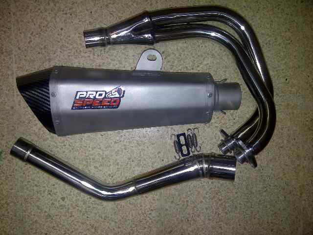 Knalpot Prospeed lengkap untuk Ninja 250r / Ninja 250fi *agent resmi*