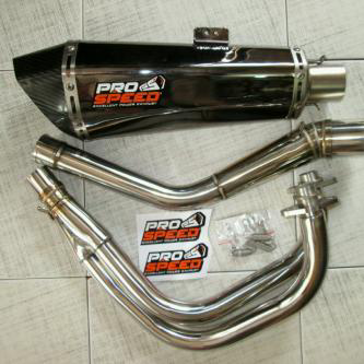 Knalpot Prospeed lengkap untuk Ninja 250r / Ninja 250fi *agent resmi*
