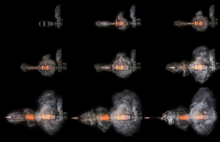 Fotografer Balistik Mengabadikan Berbagai Peluru yang Baru Ditembakkan &#91;MICROSECONDS&#93;